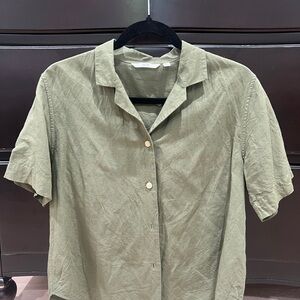 Uniqlo Olive Green Women's Blouse